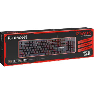 Клавіатура REDRAGON Dyaus USB UKR Black (77625) фото №10