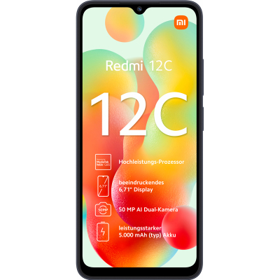 Смартфон Xiaomi Redmi 12C 3/64GB Graphite Gray фото №2