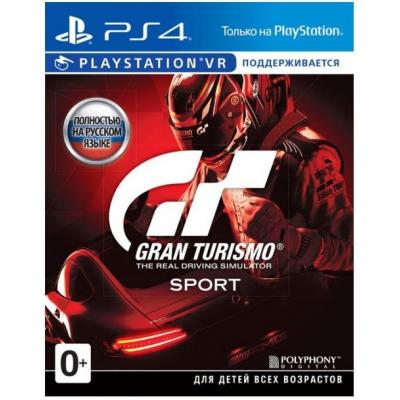 Диск Sony Gran Turismo Sport (поддержка VR) [PS4, Russian version] Blu (9701699)