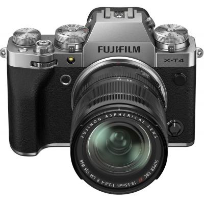 Цифровая фотокамера Fujifilm X-T4   XF 18-55mm F2.8-4 Kit Silver (16650883) фото №4