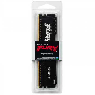 Модуль пам'яті для комп'ютера  DDR4 16GB 3000 MHz FURY Beast Black  (KF430C16BB/16) фото №5