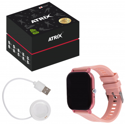 Smart часы ATRIX X50 Pulse Oximeter and Tonometer Red Aluminum (swatxx50ra) фото №4