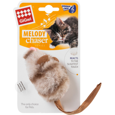 Іграшки для котів GiGwi Melody chaser Мишка з електронним чіпом 9 см (75050) фото №2
