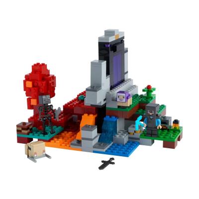 Конструктор Lego Minecraft Разрушенный портал 316 деталей (21172) фото №3