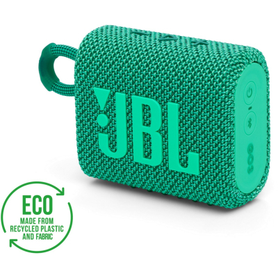 Портативна колонка JBL Go 3 Eco Green (GO3ECOGRN)
