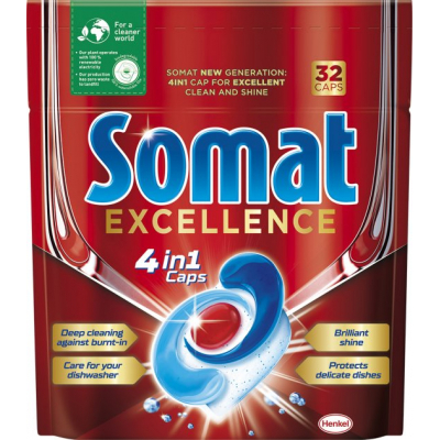 Таблетки для посудомийок Somat Excellence 32 шт. (9000101518924)