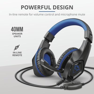 Наушники Trust GXT 404B Rana Gaming Headset for PS4 3.5mm BLUE (23309) фото №8