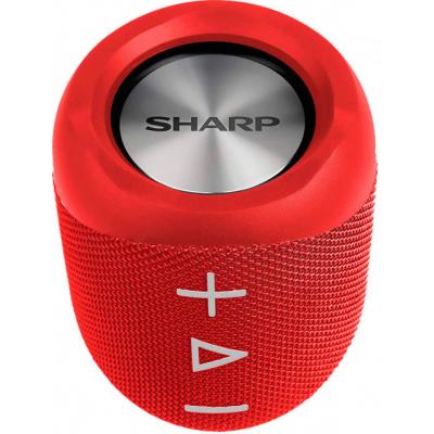 Акустична система Sharp Compact Wireless Speaker Red фото №2