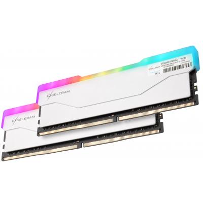 Модуль пам'яті для комп'ютера Exceleram DDR4 16GB (2x8GB) 3600 MHz RGB X2 Series White  (ERX2W416369AD) фото №2