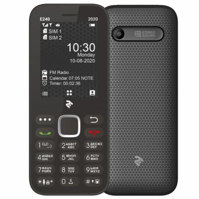 Мобильный телефон 2E E240 2020 Dual SIM Black (680576170026) фото №6