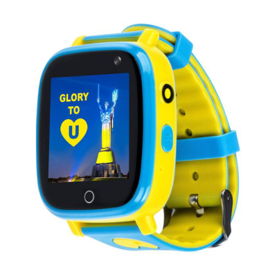 Smart годинник AmiGo GO001 GLORY iP67 Blue-Yellow фото №2