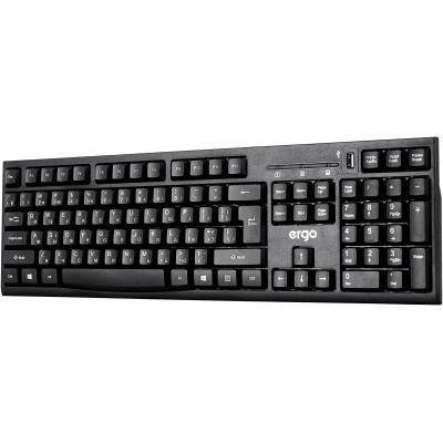 Клавіатура Ergo K-280HUB Black (K-280HUB) фото №3