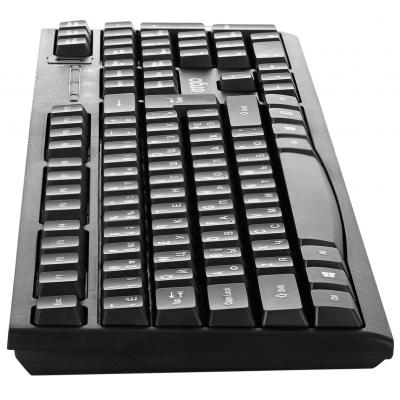Клавіатура Ergo K-280HUB Black (K-280HUB) фото №5