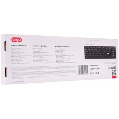 Клавіатура Ergo K-280HUB Black (K-280HUB) фото №8