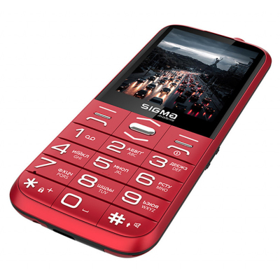 Мобильный телефон Sigma Comfort 50 Grace Type-C Red (4827798121825) фото №6