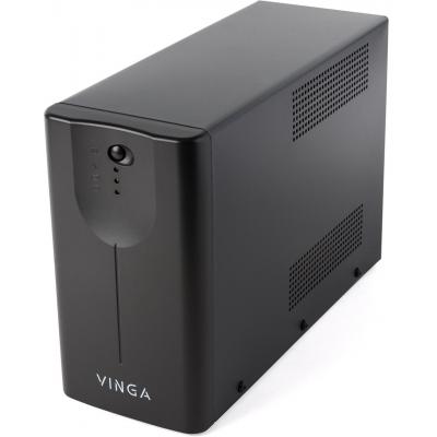 Джерело безперебійного живлення Vinga LED 800VA metal case with USB (VPE-800MU) фото №7