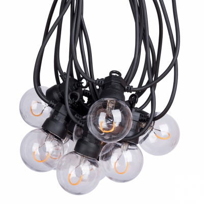 Гирлянда YES! Fun ретро LED IP44 уличная 10 ламп, 5 м, тепло-белая, 8 м (801170) фото №2
