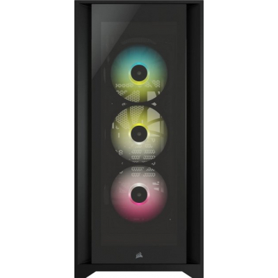 Корпус CORSAIR iCUE 5000X RGB Tempered Glass Black (CC-9011212-WW) фото №2