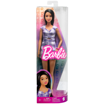 Лялька Barbie Fashionistas у сукні з фігурним вирізом (HPF75) фото №2