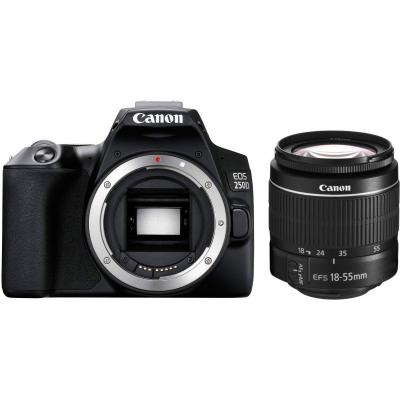 Цифрова фотокамера Canon EOS 250D 18-55 DC III Black kit (3454C009)