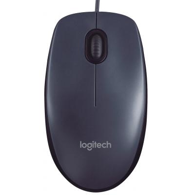 Комп'ютерна миша Logitech M 90 Dark фото №4