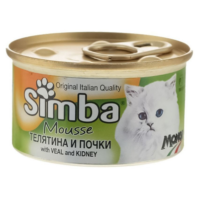 Консерва для котів Simba Cat Wet телятина 85 г (8009470009409)
