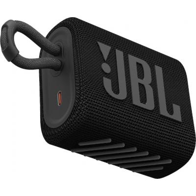 Портативна колонка JBL Go 3 Black (GO3BLK) фото №9