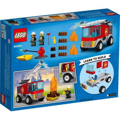 Конструктор Lego Конструктор  City Fire Пожарная машина с лестницей 88 деталей (60280) фото №8