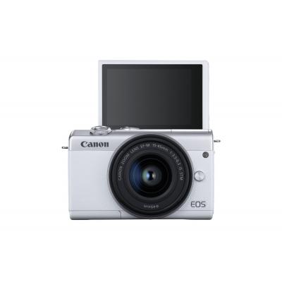 Цифрова фотокамера Canon EOS M200   15-45 IS STM White (3700C032) фото №4