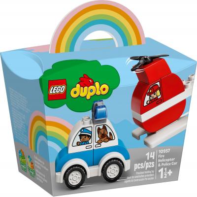 Конструктор Lego Конструктор  DUPLO My First Пожарный вертолет и полицейская машина (10957)