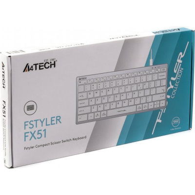 Клавіатура A4Tech FX51 USB White фото №5