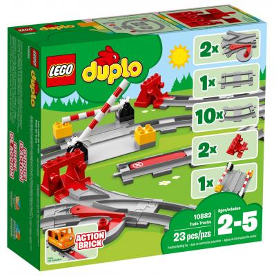 Конструктор Lego  DUPLO Town Рельсы 23 деталей (10882)