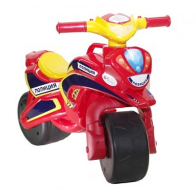Велосипед дитячий Active Baby Police музичний червоно-жовтий (0139-0156М) фото №3