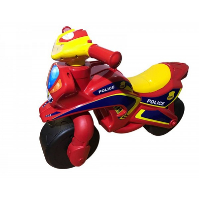 Велосипед дитячий Active Baby Police музичний червоно-жовтий (0139-0156М)