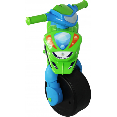 Велосипед дитячий Active Baby Police музичний зелено-блакитний (0139-0152М) фото №6