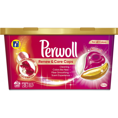 Капсули для прання Perwoll All-in-1 для цветных вещей 10 шт. (9000101514315)
