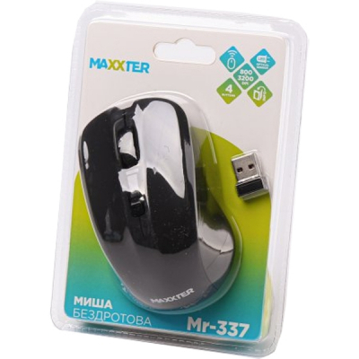 Компьютерная мыш Maxxter MR 337 Black фото №4