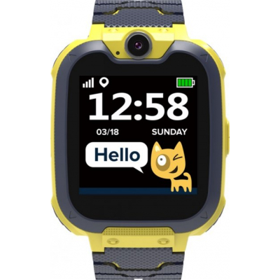 Smart годинник Canyon CNE-KW31BB Kids smartwatch Tony, Yellow-Grey (CNE-KW31YB) фото №2