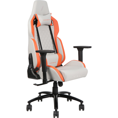 Геймерське крісло 1stPlayer DK2 Pro OrangeGray фото №2