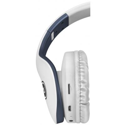 Навушники Defender FreeMotion B525 Bluetooth White-Blue (63526) фото №4