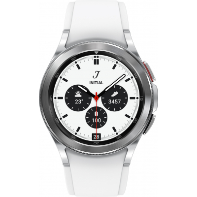 Smart часы Samsung SM-R880/16 (Galaxy Watch 4 Classic small 42mm) Silver (SM-R880NZSASEK) фото №2
