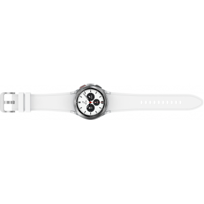 Smart годинник Samsung SM-R880/16 (Galaxy Watch 4 Classic small 42mm) Silver (SM-R880NZSASEK) фото №6