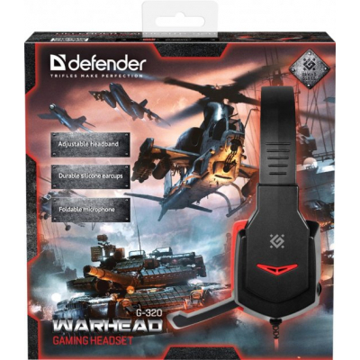 Навушники Defender Warhead G-320 Black-Red (64033) фото №6