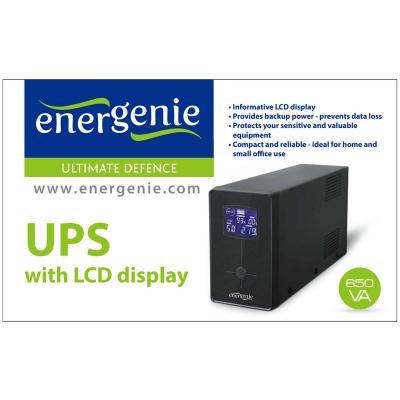 Джерело безперебійного живлення EnerGenie EG-UPS-031 650VA LCD (EG-UPS-031) фото №2