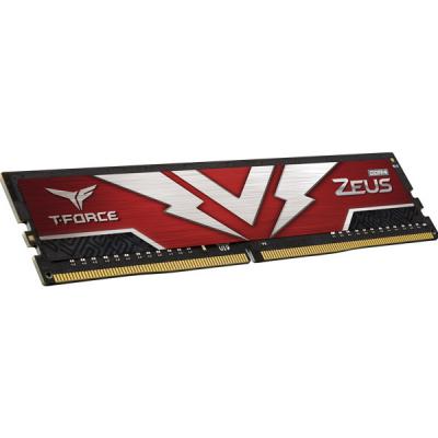 Модуль памяти для компьютера Team DDR4 16GB (2x8GB) 3200 MHz T-Force Zeus Red  (TTZD416G3200HC20DC01) фото №2