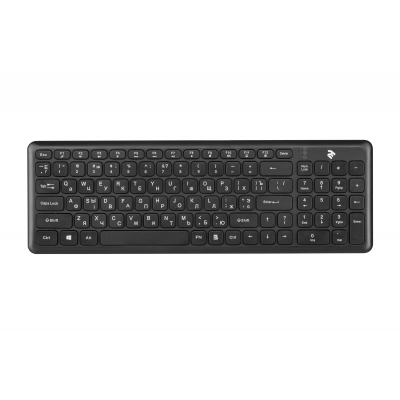 Клавіатура 2E KS230 Slim Wireless Black (-KS230WB)