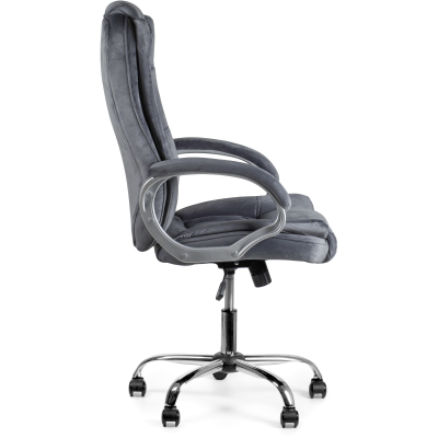 Офісне крісло Barsky Soft Microfiber Grey Soft-03 (Soft-03) фото №2