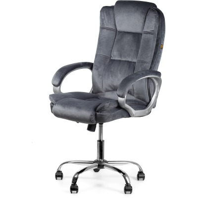 Офісне крісло Barsky Soft Microfiber Grey Soft-03 (Soft-03) фото №7