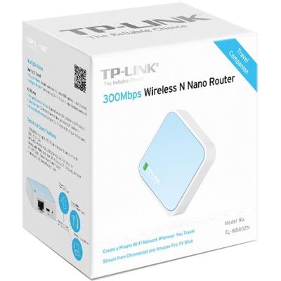 Маршрутизатор TP-Link TL-WR802N N300, 1xFE WAN/LAN, 1xmicro USB nano router (TL-WR802N) фото №4
