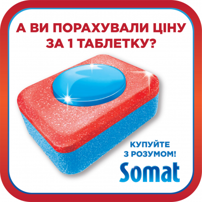 Таблетки для посудомоек Somat All in 1 24 шт (9000101347814) фото №2